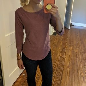 Mossimo quarter sleeve shirt